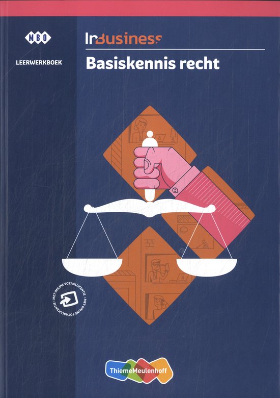 InBusiness Specialist Basiskennis recht Leerwerkboek + totaa ... - cover