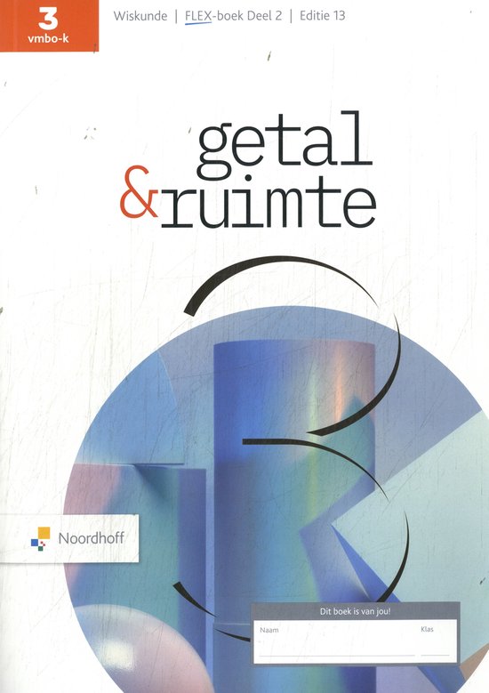 Getal & Ruimte 3 vmbo-k FLEX-boek 2 - cover
