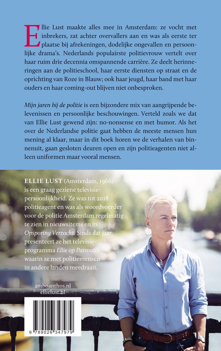 Mijn jaren bij de politie - back cover