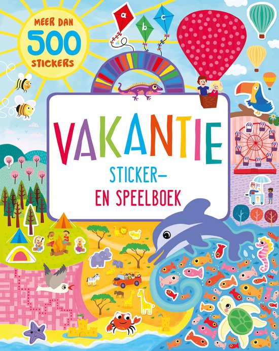 Vakantie sticker- en speelboek - cover