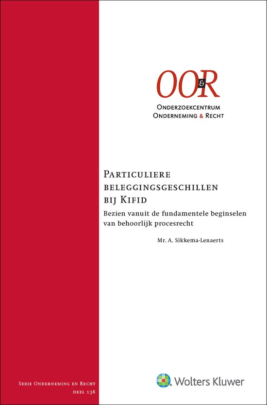 Particuliere beleggingsgeschillen bij Kifid - cover