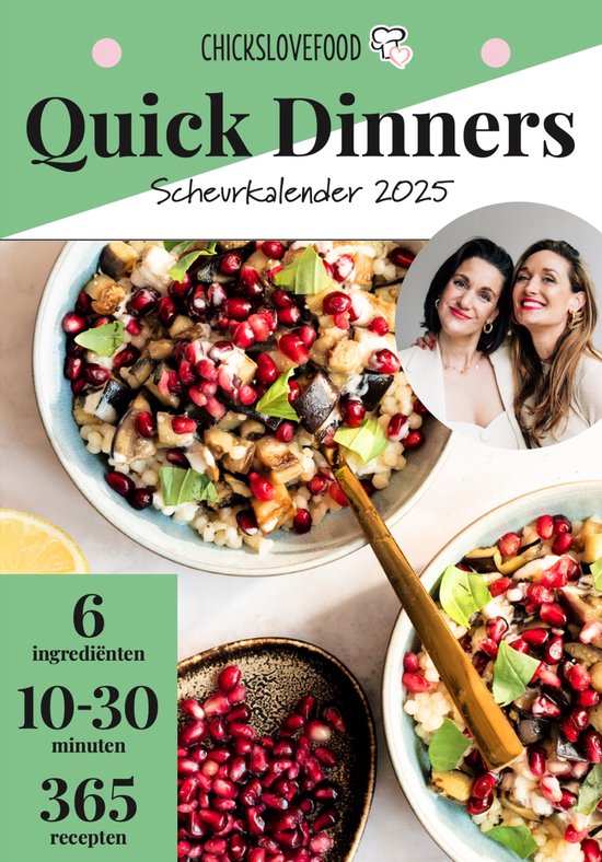 Chickslovefood - Quick Dinners scheurkalender 2025 - cover