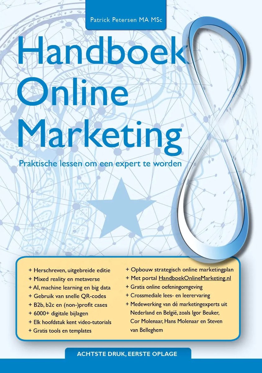 Omslag van handboek online marketing 8 - Handboek Online Marketing 8