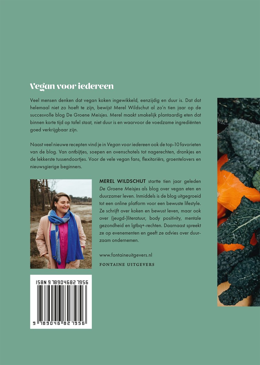 De Groene Meisjes: vegan voor iedereen - back cover