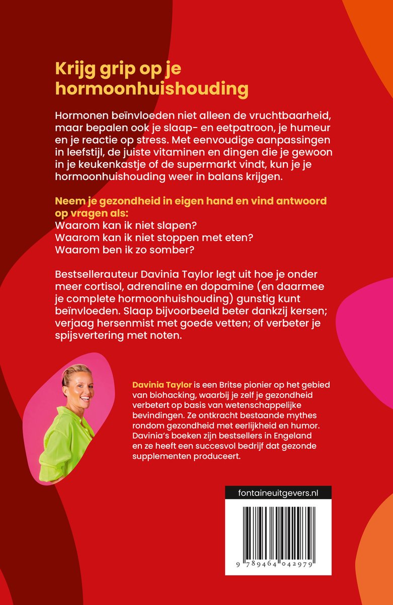Hack je hormonen - back cover