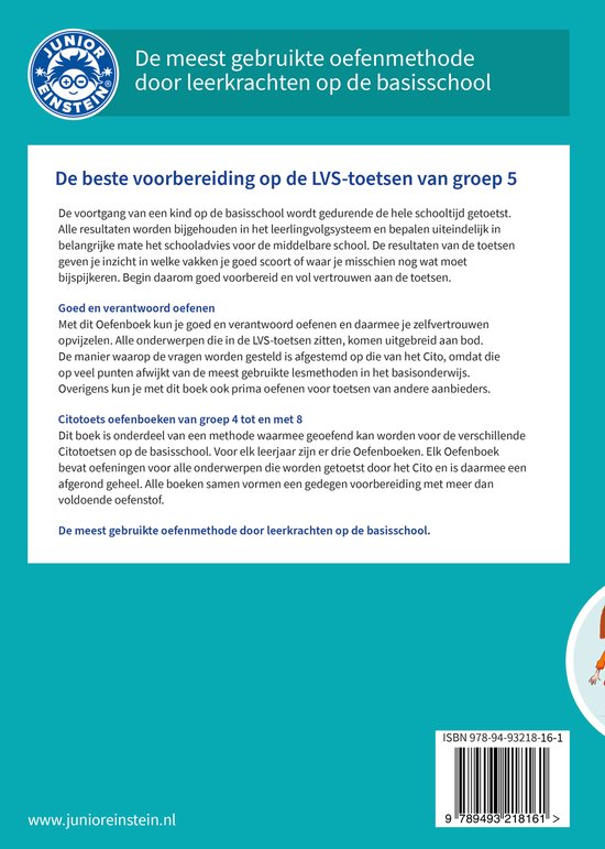 Delen 1, 2 en 3 - Citotoets Oefenboeken deel 1, 2 en 3 groep 5