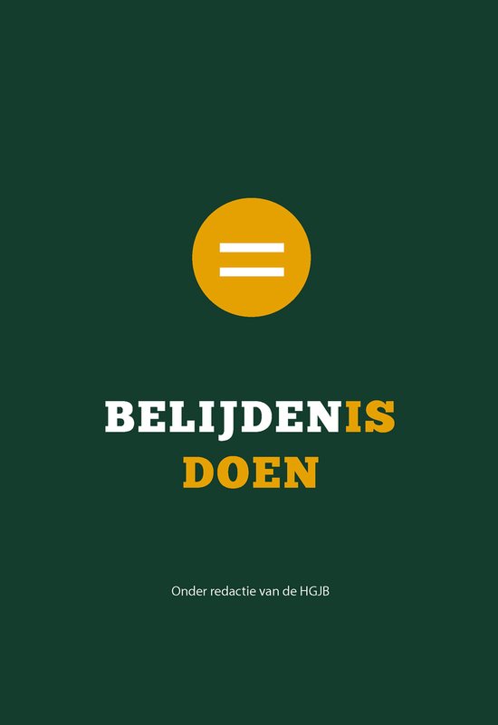 Belijden is doen - cover