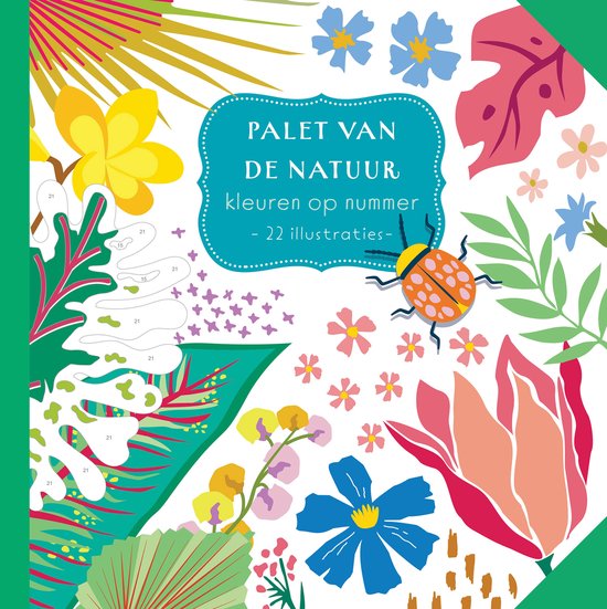Palet van de natuur - Kleuren op nummer - cover