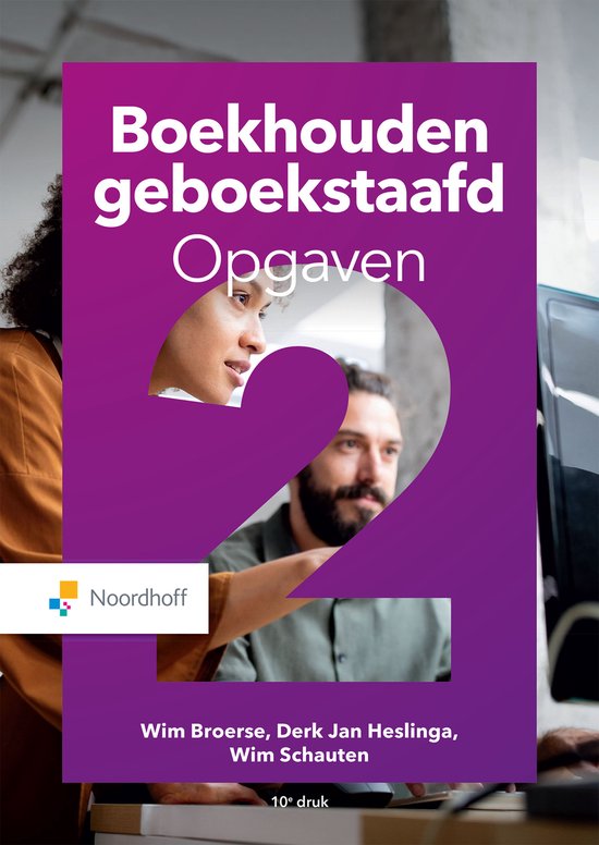 Boekhouden geboekstaafd 2 opgaven - cover