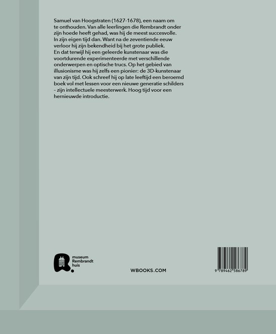Boekomslag met tekst en logo van museum Rembrandt Huis. ISBN 9789462586789.