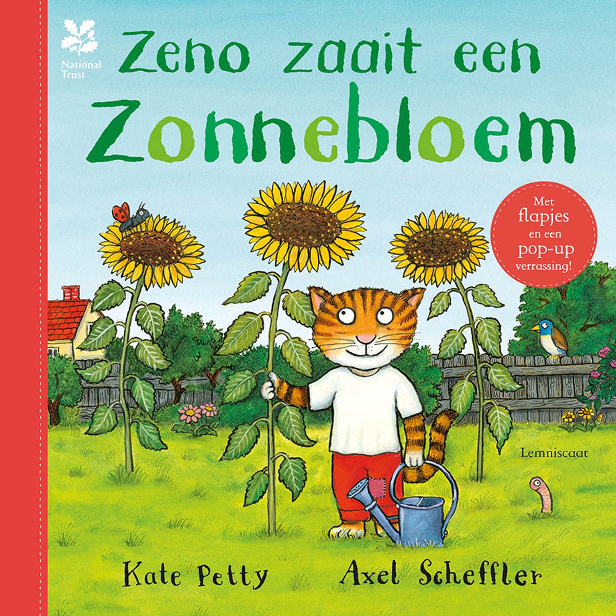 Omslag van Zeno zaait een zonnebloem