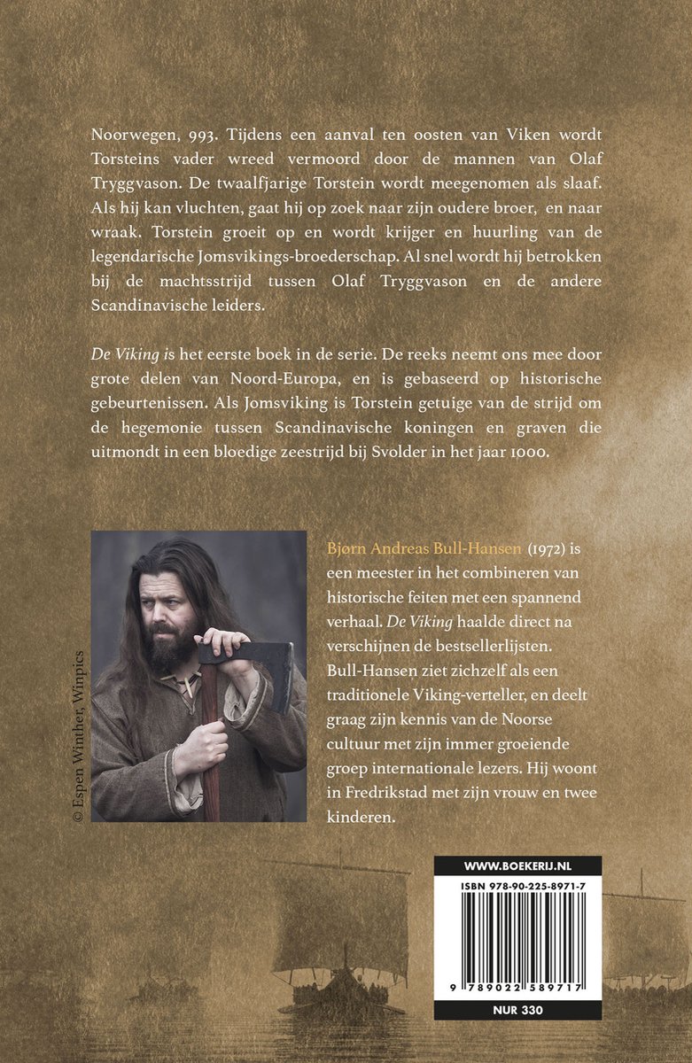 Jomsviking 1 - De Viking - back cover