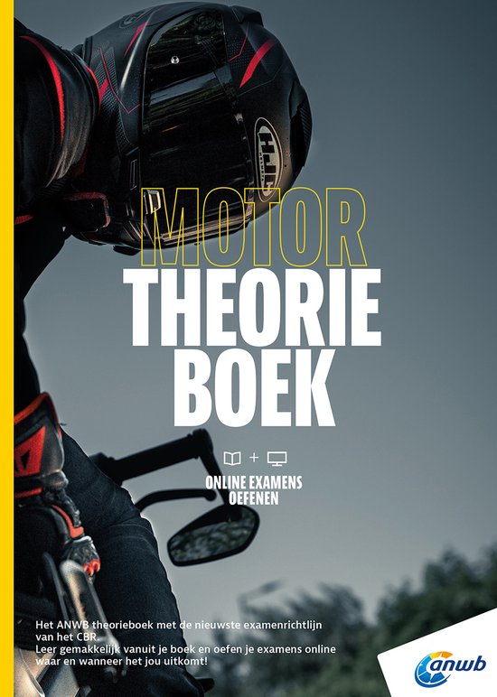 ANWB Rijopleiding - Motor - Theorieboek+online examens oefen ... - cover