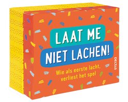 Omslag van Laat me niet lachen - doos met kaarten