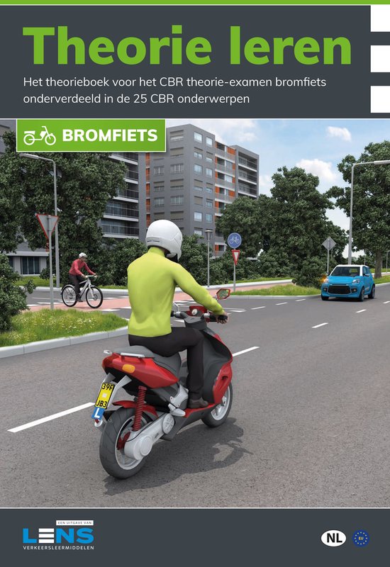 Lens verkeersleermiddelen - Theorie leren bromfiets - cover