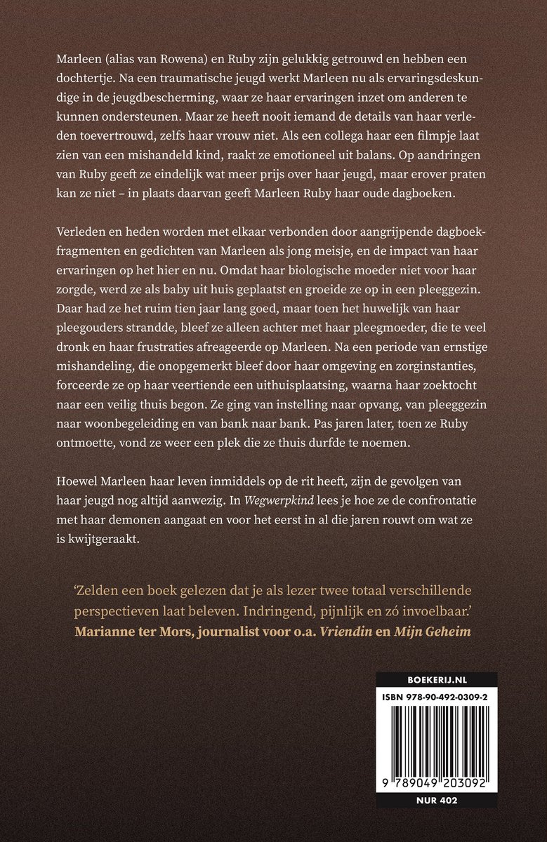Wegwerpkind - back cover