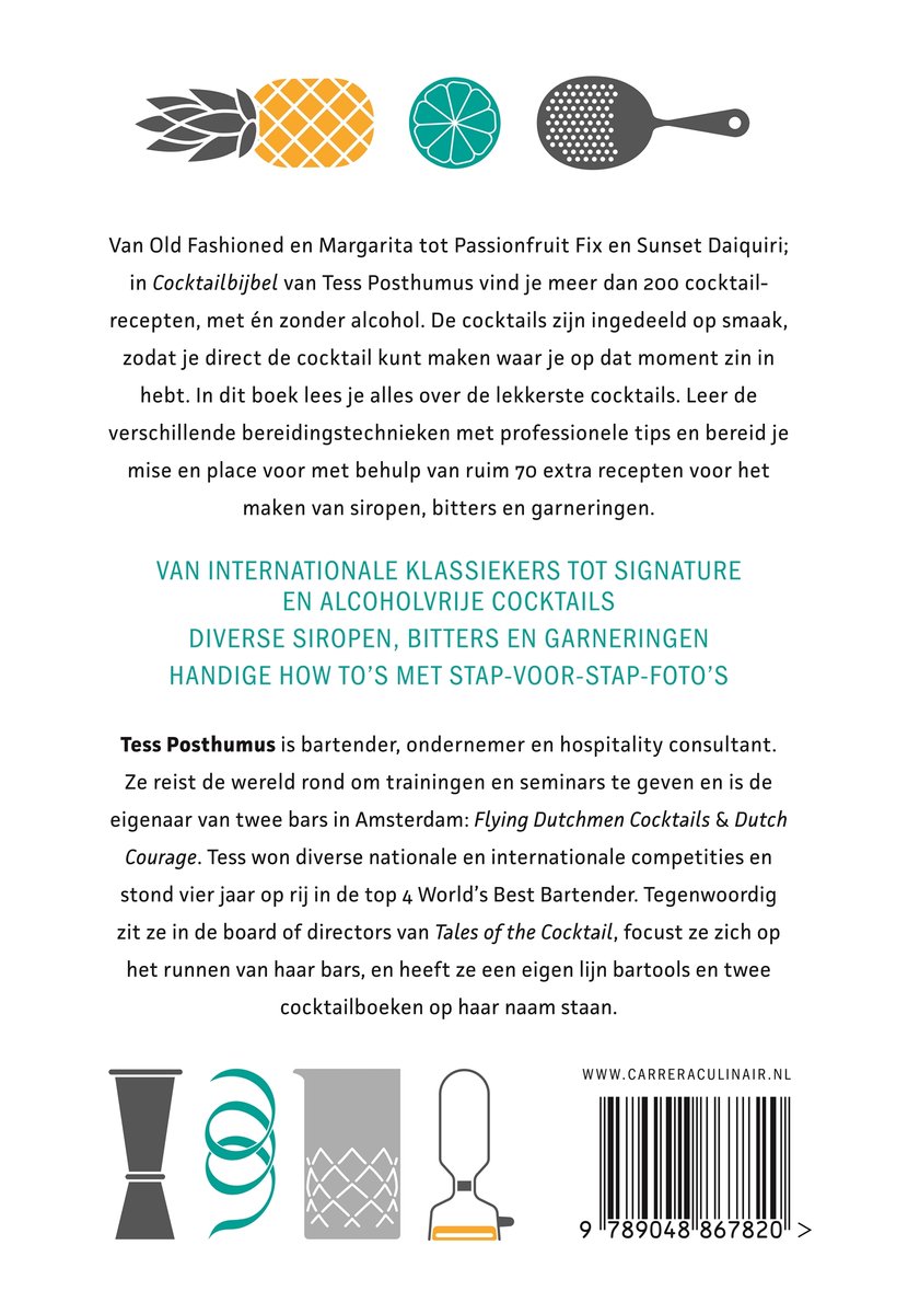 Cocktailbijbel - back cover