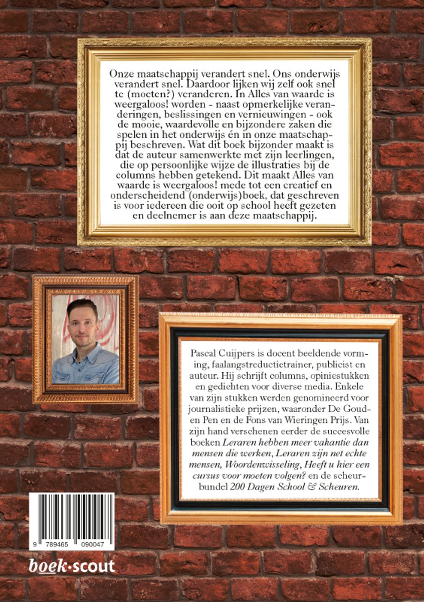 Alles van waarde is weergaloos! - back cover