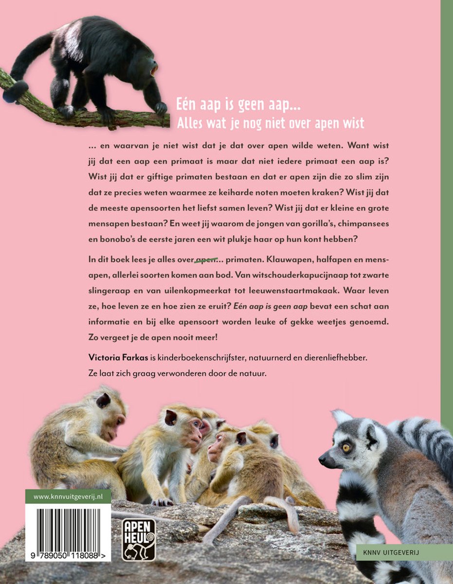 Eén aap is geen aap - back cover