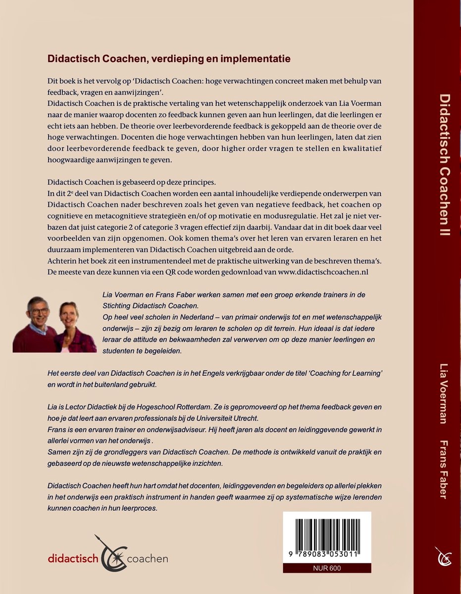 Didactisch Coachen 2 - Didactisch Coachen - back cover
