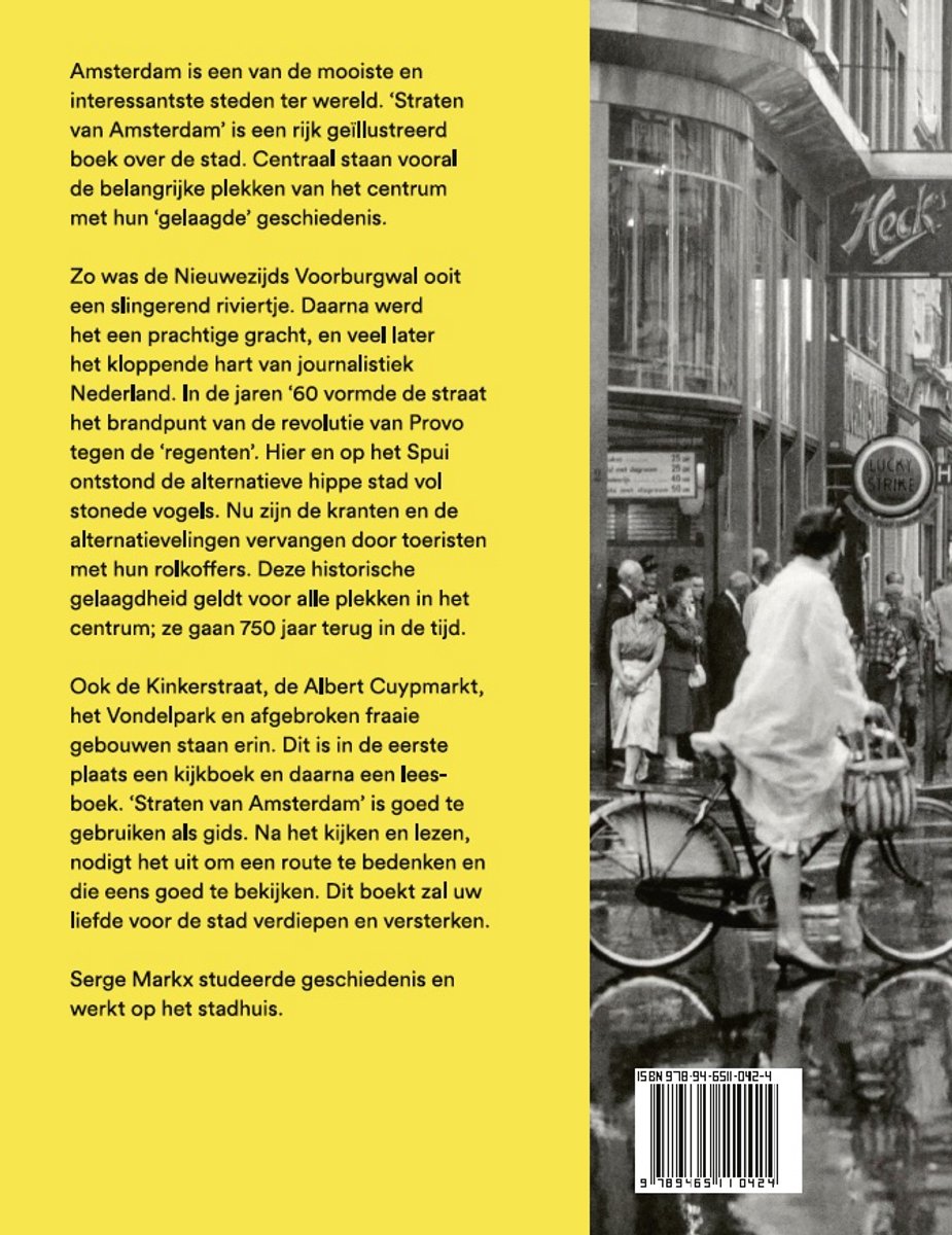 Straten van Amsterdam - back cover