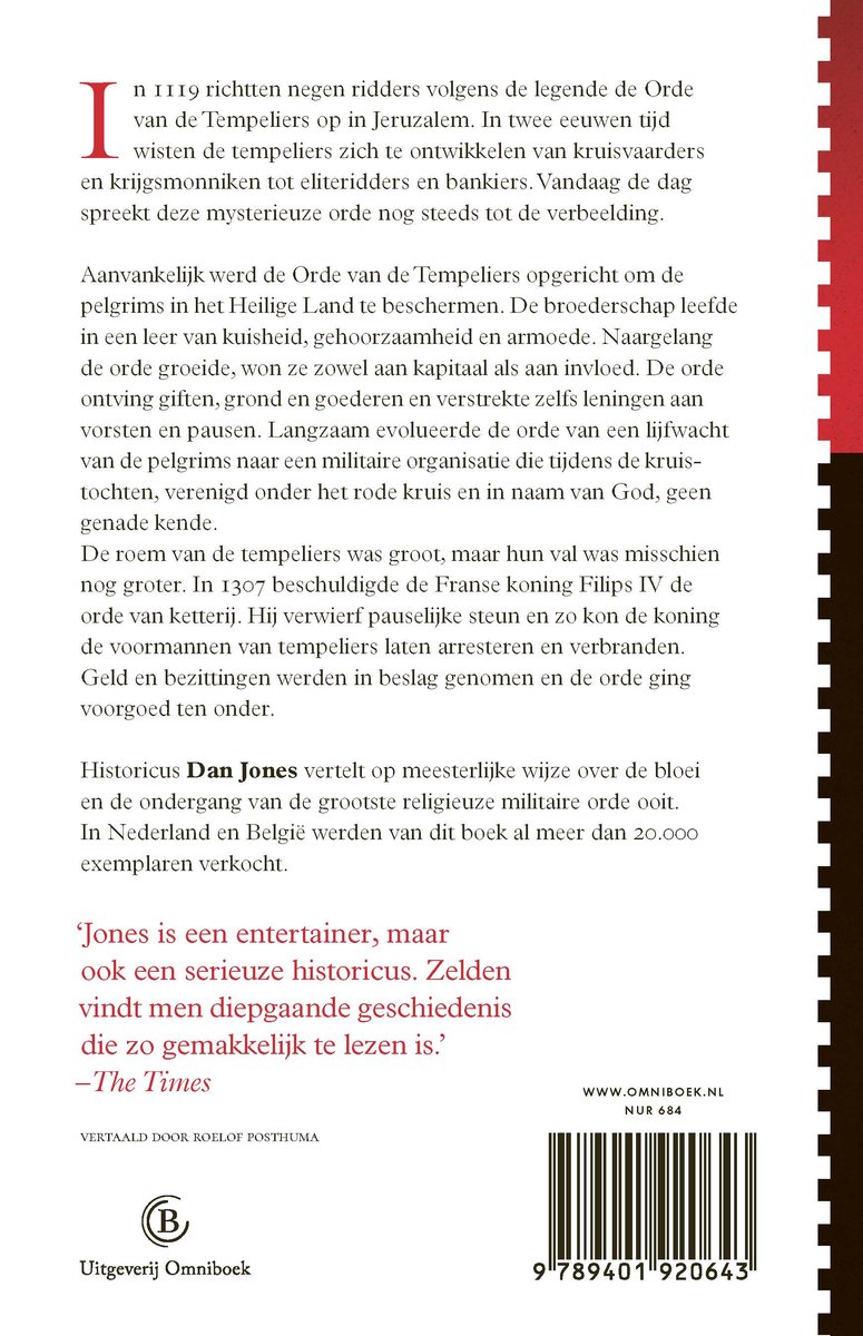 De Tempeliers - back cover