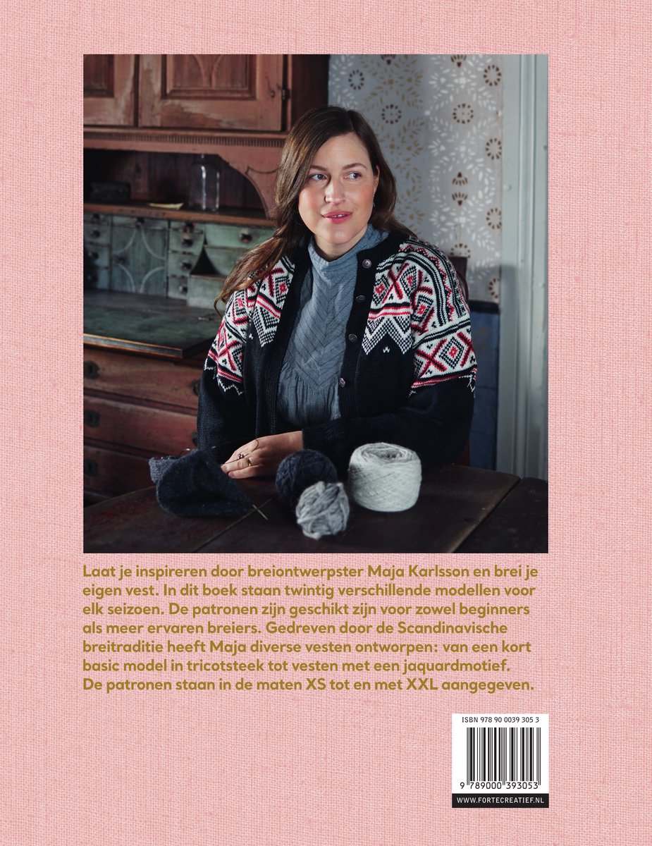 Vesten breien - back cover