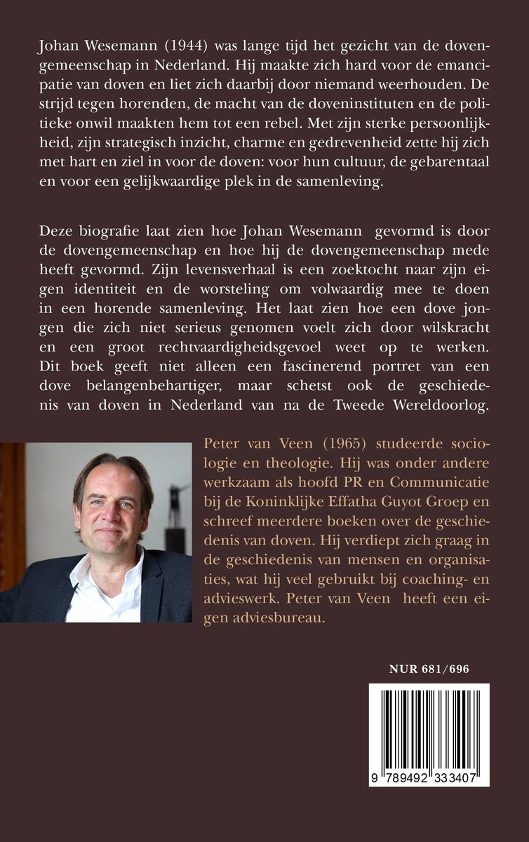 Branieschopper in een stille wereld - back cover