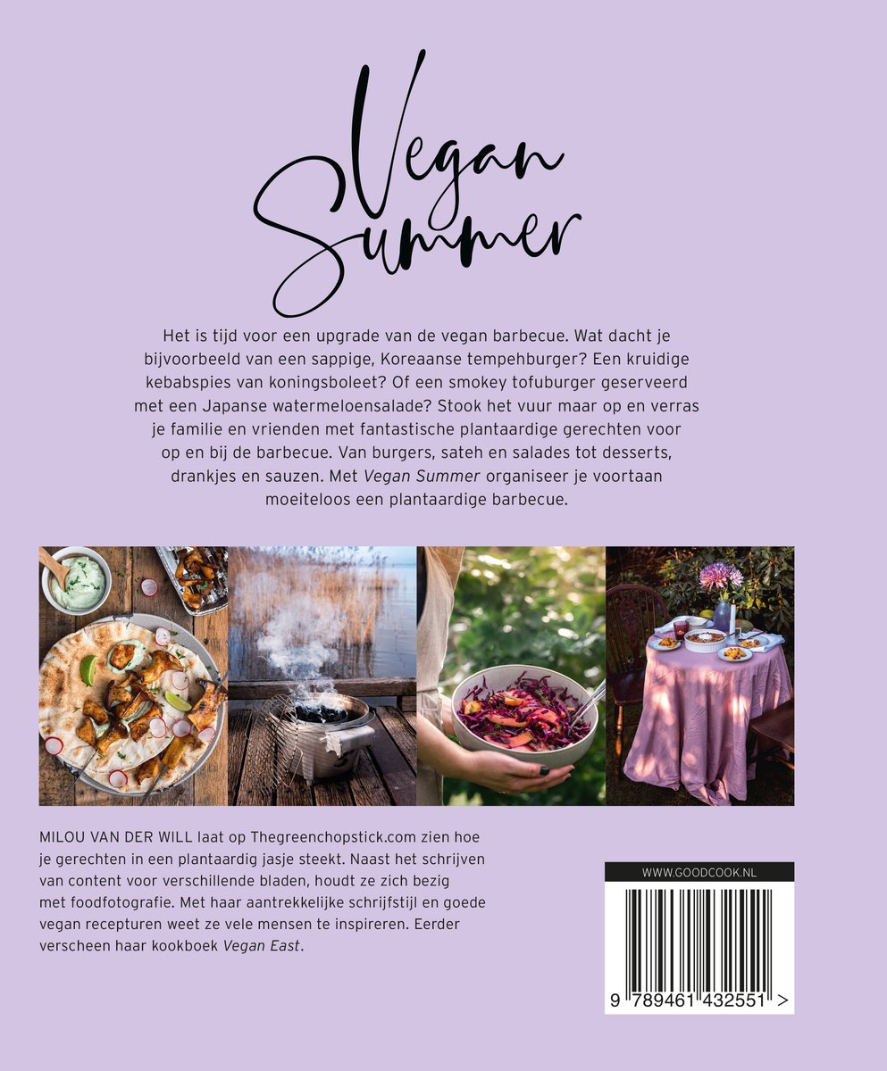 Vegan Summer - back cover