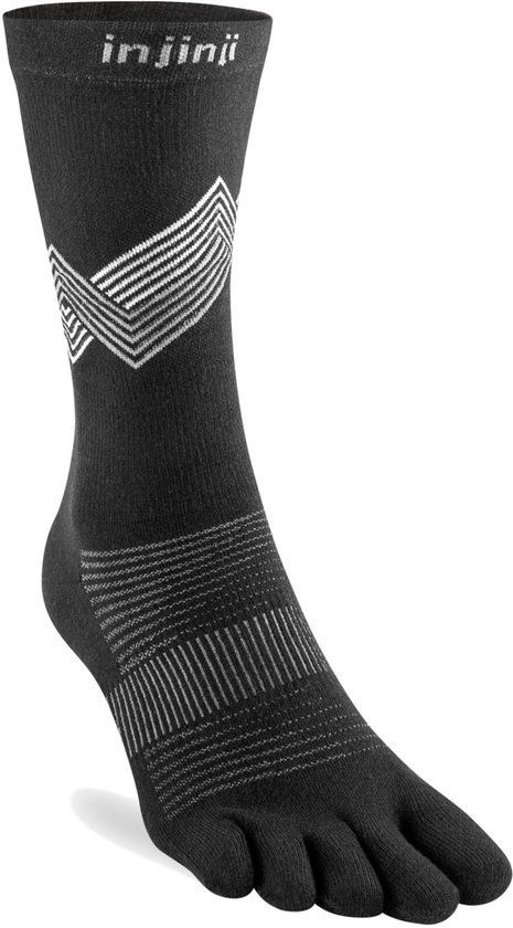 Chaussettes légères à orteils Coolmax Injinji Run - Grijs - 44
