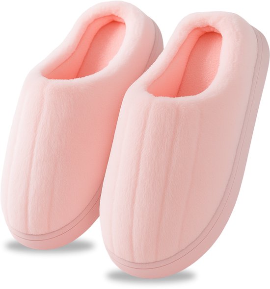 Twenty4seven® Roze Pantoffels - Sloffen Kerst & Winter - Kerstsloffen Dames & Heren - Huisschoenen - Maat 39/40