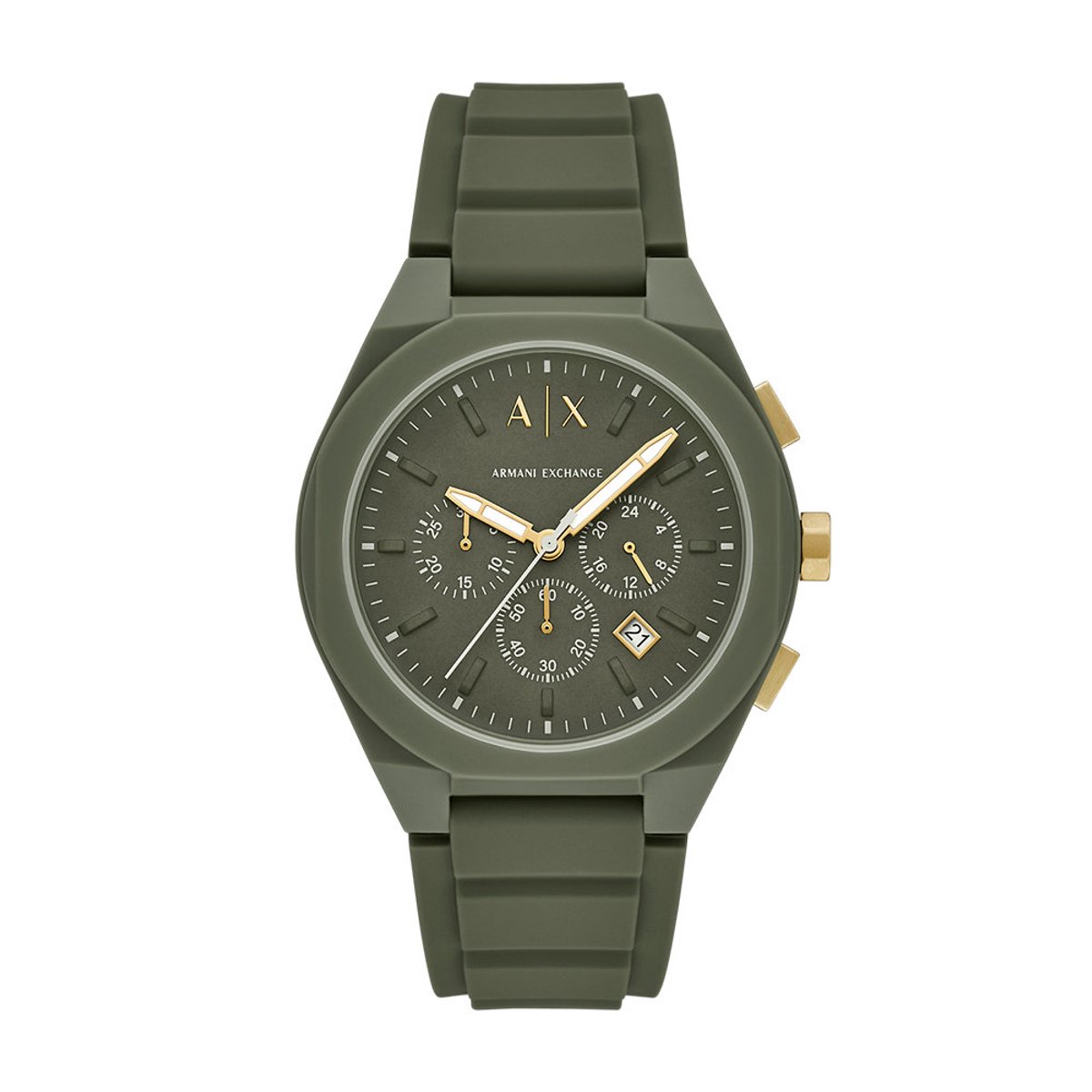 Armani Exchange SYNC Heren Horloge 44 mm - Groen