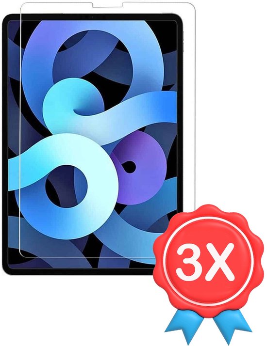 Protection d'écran en Glas trempé - Protection d'écran en Tempered Glass Convient pour : Apple iPad Air 5 / Air 4 / Pro 11 - 10,9 pouces - 11 pouces - 3x