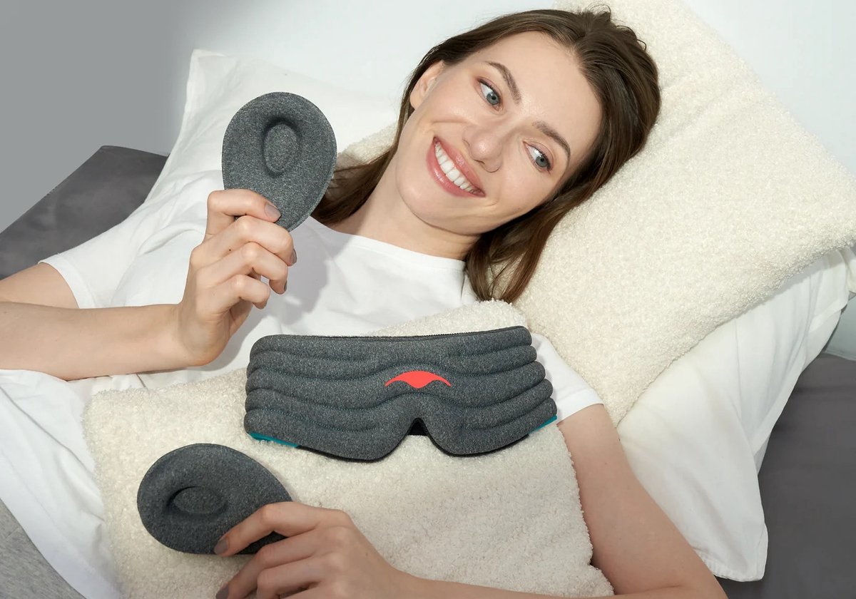 Manta WEIGHTED Sleep Mask - Verzwaard slaapmasker – 100% verduisterend – Geen druk op ogen – Zacht & ademend – Volledig verstelbaar – Voor diepe ontspanning en betere slaap - Geschikt voor zijslapers — afbeelding 12
