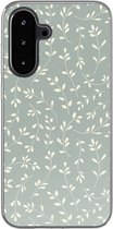 Coque imoshion - Compatible avec Samsung Galaxy A56 - Design fleurs vert fumée