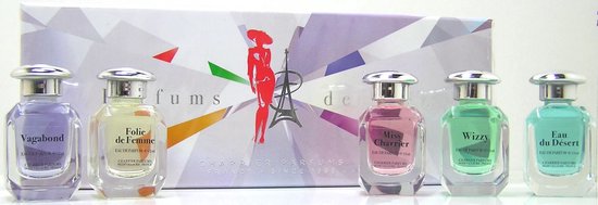 FEESTDAGEN CADEAU TIP - Luxe Franse Eau de Parfum - De Luxe - 5 design parfum miniaturen