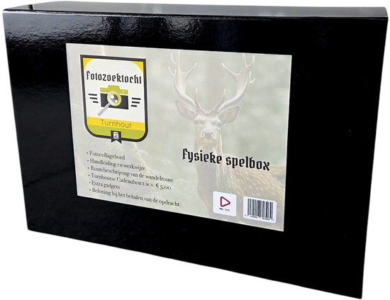 Fotozoektocht Turnhout Gift Box | Stadsverkenning | 9 km wandelen | Fysiek spel | Zoektocht | Interactief verkennen | Zoekspel | Activiteit België | Zoeken | Kempen | Turnova | Turnovatoren | Nederlandstalig