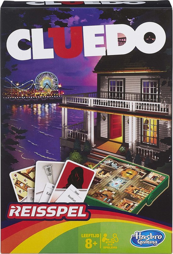 Boek: Cluedo - Reisspel, geschreven door Hasbro Gaming