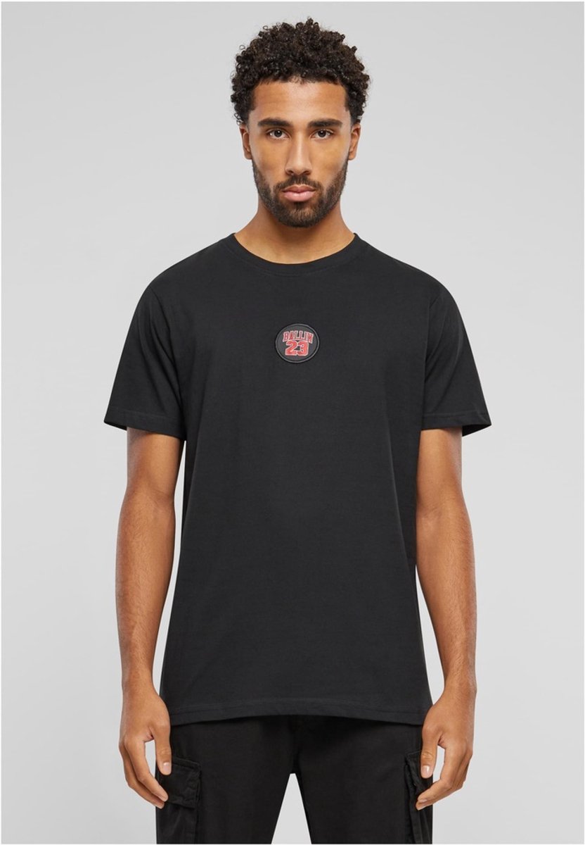 Mister Tee Ballin 23 Patch Heren T-shirt S Zwart