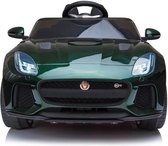 Elektrische Kinderauto Jaguar F-Type 12V met Afstandsbediening - Groen