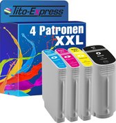 PlatinumSerie 4x inkt cartridge alternatief voor HP 940XL