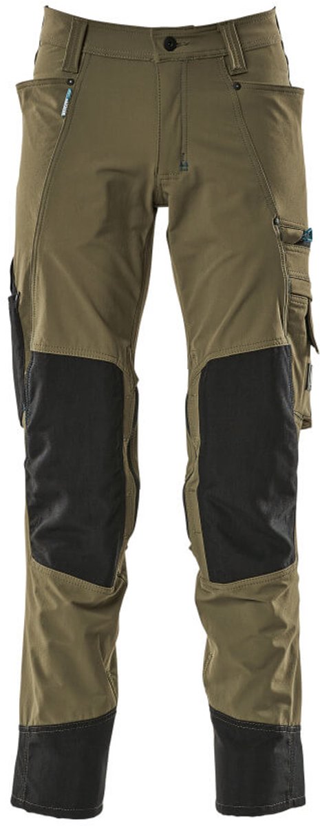 Mascot Advanced Broek met kniezakken 17179-311 - mosgroen - C47 - 82