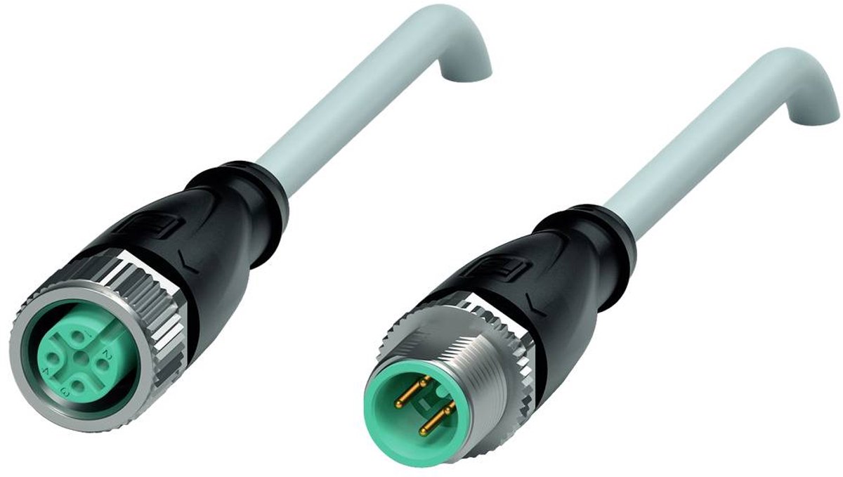 Pepperl+Fuchs 240775-0045 Sensor/actuator connector, geassembleerd Aantal polen (sensoren): 4, 4 2.5 m 1 stuk(s)