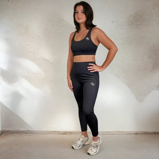 YV SPORT Sportlegging Valencia - Plus size maten - Handige zakken - Premium kwaliteit - Squat-proof - Stevige, hoge tailleband - Perfect fit - Plus size Sportkleding dames - Maat XL van Merkloos — afbeelding 3