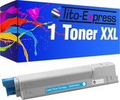 PlatinumSerie® 1x toner-Kartusche XXL cyaan alternatief voor Oki C5900