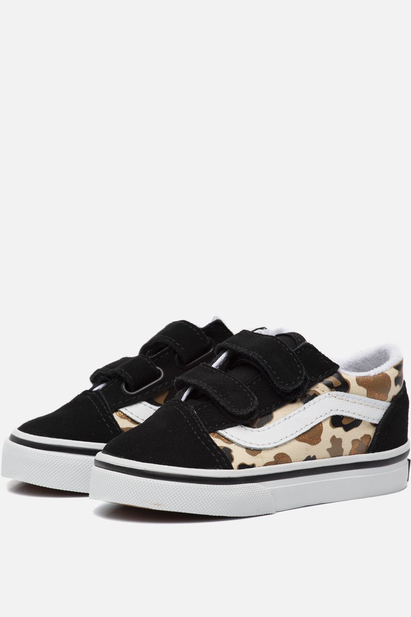 Vans Old Skool Leopard Glitter Sneakers zwart - Dames