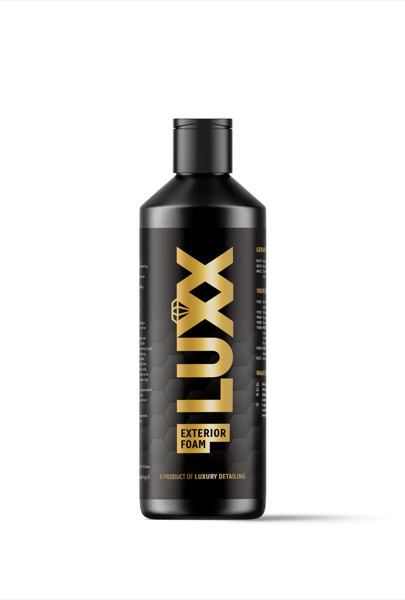 LUXX - Exterior foam - Krachtige, Hoogschuimende Shampoo voor Professionele Voertuigreiniging | Hoogschuimende Autoshampoo | Veilig voor Lak & Folie | Foam Cannon Snow Foam - Dik schuim – pH-neutraal - Voorwas power – minder swirls – Foamlance ready
