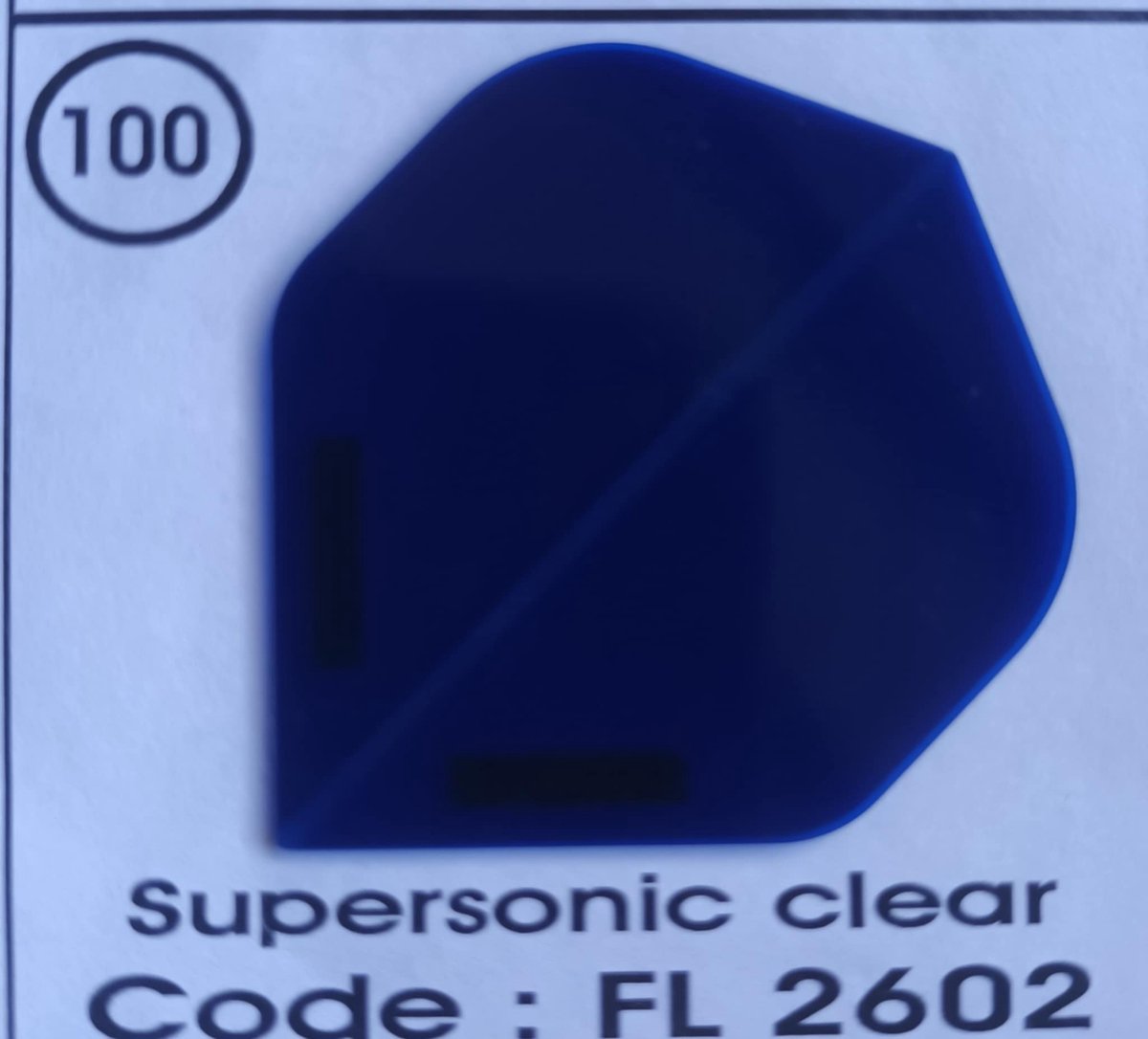 Dart Flights - 10 sets (30 stuks) - 100 micro - Supersonic - FL2602