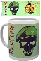 DC Comics Suicide Squad Flag Skull Green - Mok