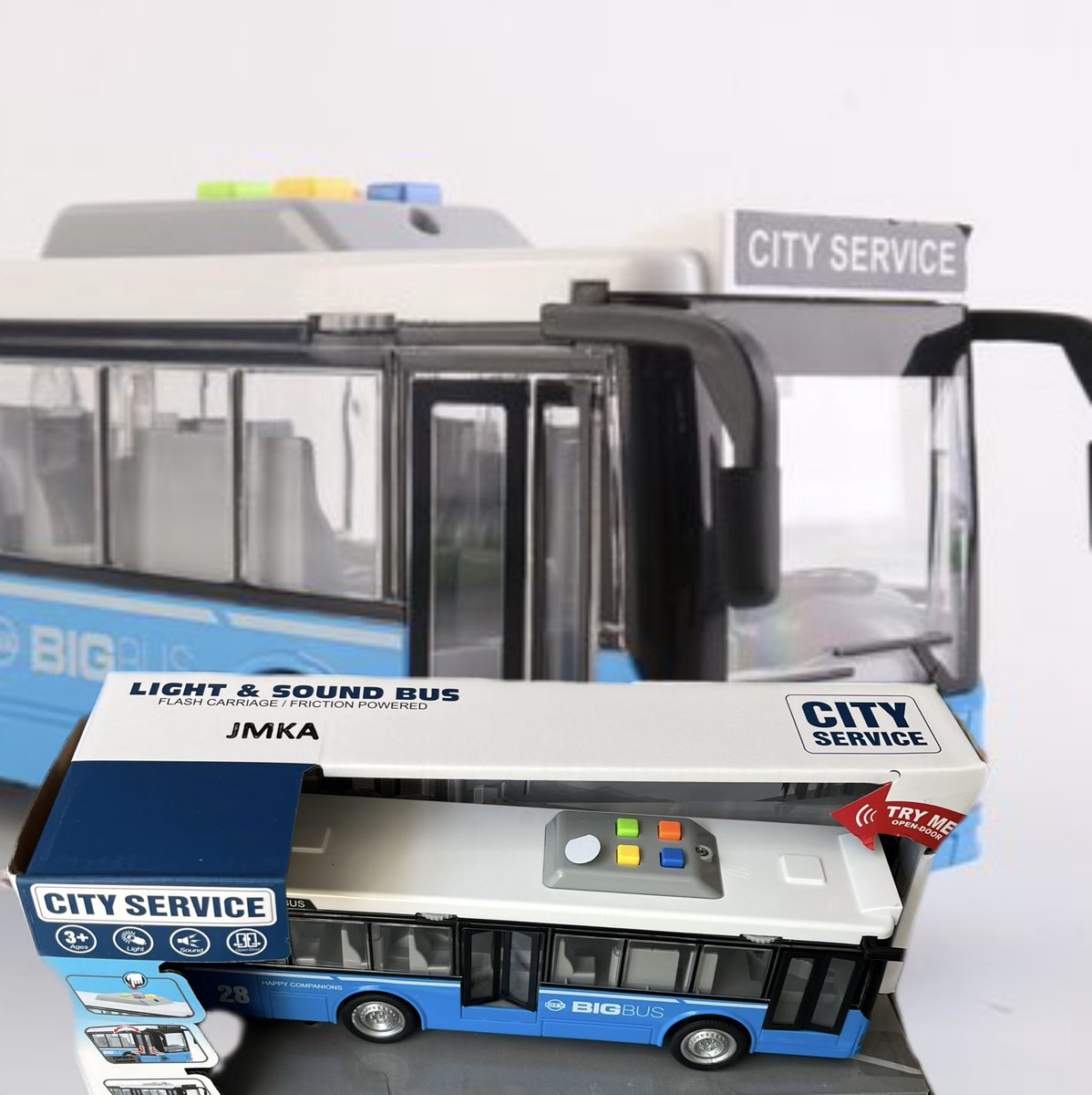 JMKA bus speelgoed- bus- bus speelgoed jongens- bus speelgoed — afbeelding 2